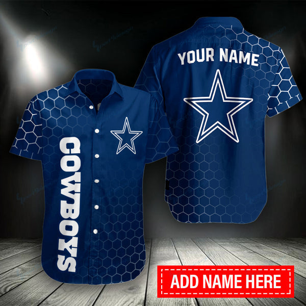 Dallas Cowboys 2 (270) Personalized Hawaiian Button down shirt