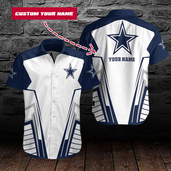 Dallas Cowboys 2 (268) Personalized Hawaiian Button down shirt