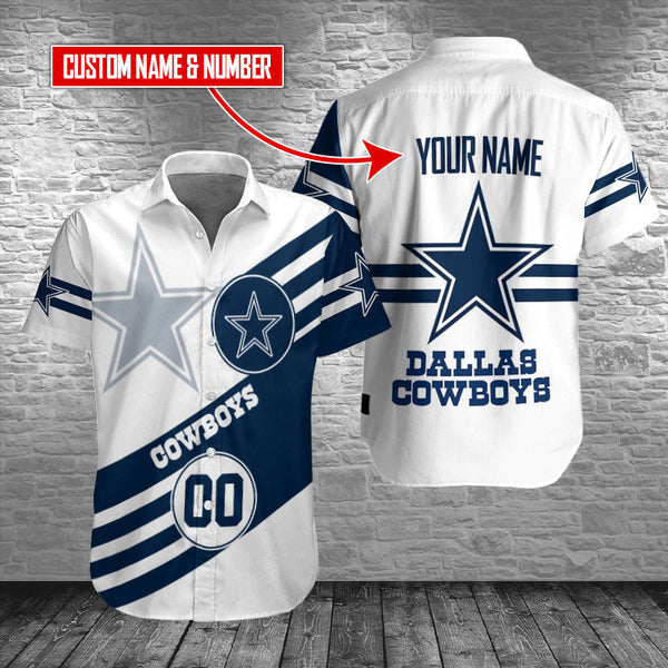 Dallas Cowboys 2 (265) Personalized Hawaiian Button down shirt