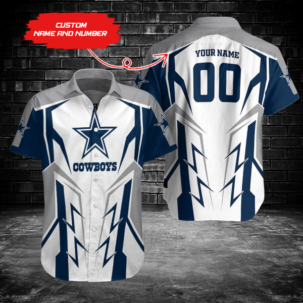 Dallas Cowboys 2 (264) Personalized Hawaiian Button down shirt