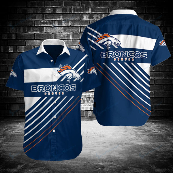Denver Broncos 2 (6) Personalized Hawaiian Button down shirt