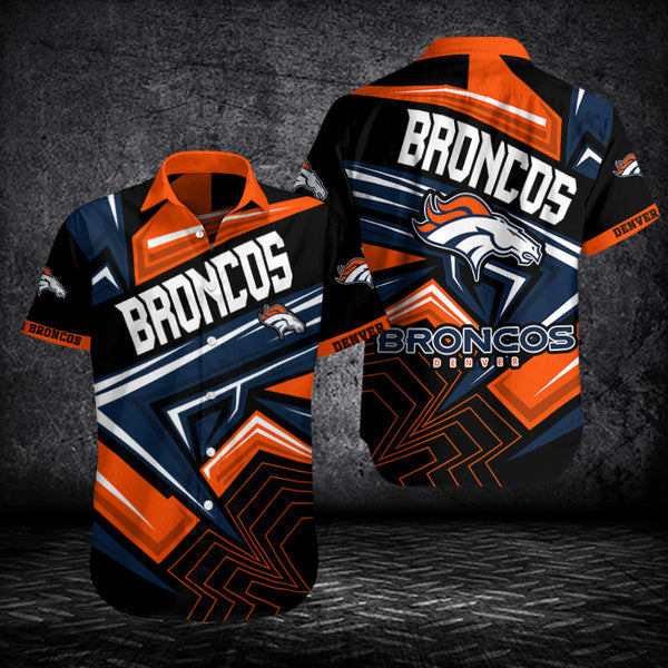 Denver Broncos 2 (17) Personalized Hawaiian Button down shirt