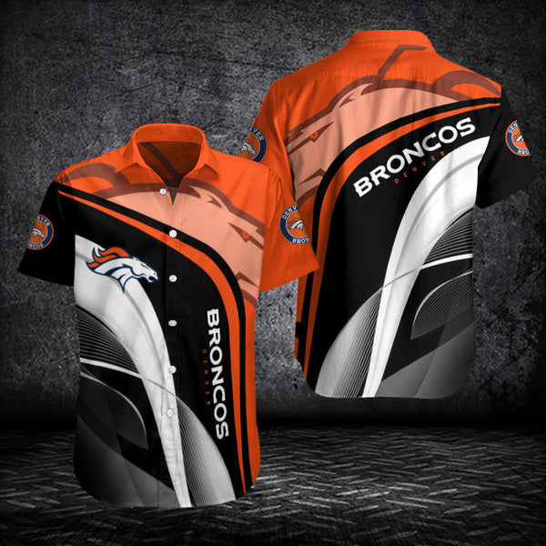 Denver Broncos 2 (21) Personalized Hawaiian Button down shirt