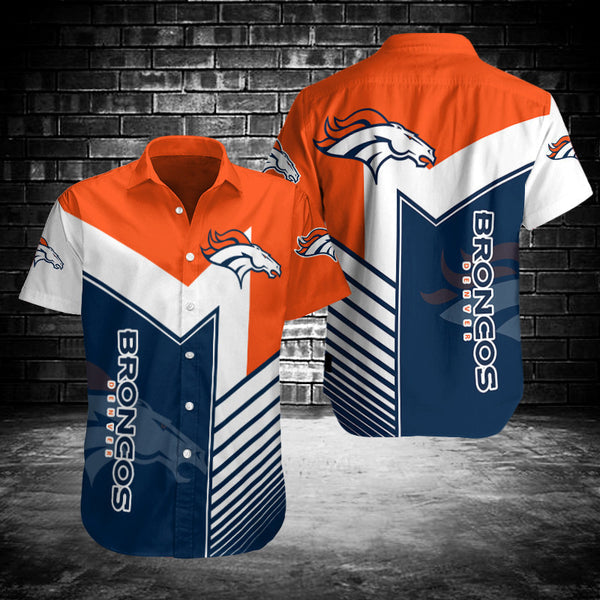 Denver Broncos 2 (19) Personalized Hawaiian Button down shirt