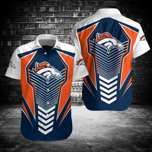 Denver Broncos 2 (28) Personalized Hawaiian Button down shirt