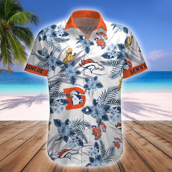 Denver Broncos 2 (30) Personalized Hawaiian Button down shirt