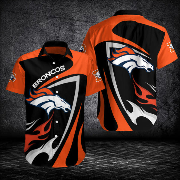 Denver Broncos 2 (33) Personalized Hawaiian Button down shirt