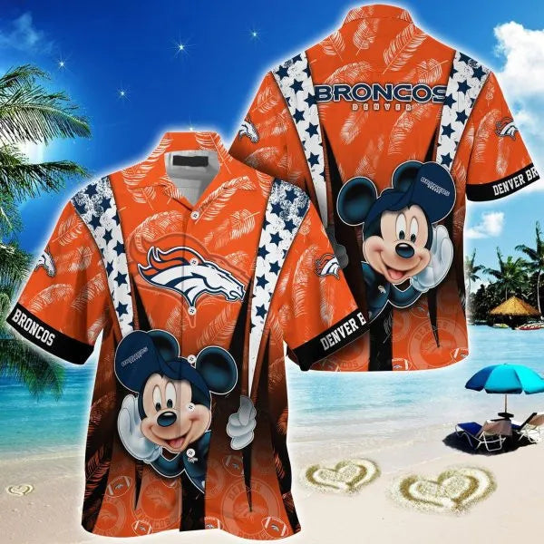 Denver Broncos 2 (29) Personalized Hawaiian Button down shirt