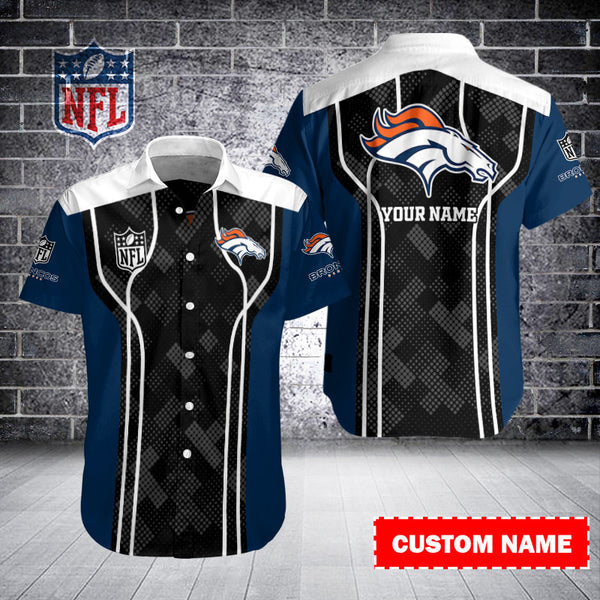Denver Broncos 2 (46) Personalized Hawaiian Button down shirt