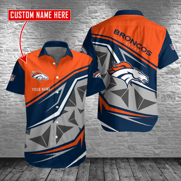 Denver Broncos 2 (44) Personalized Hawaiian Button down shirt