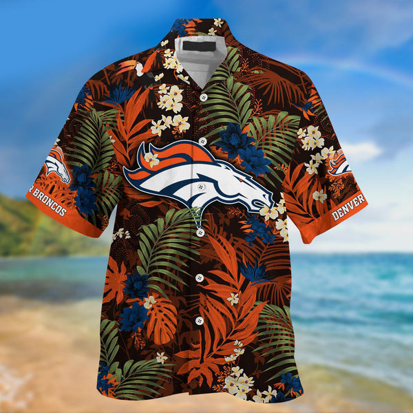 Denver Broncos 2 (39) Personalized Hawaiian Button down shirt