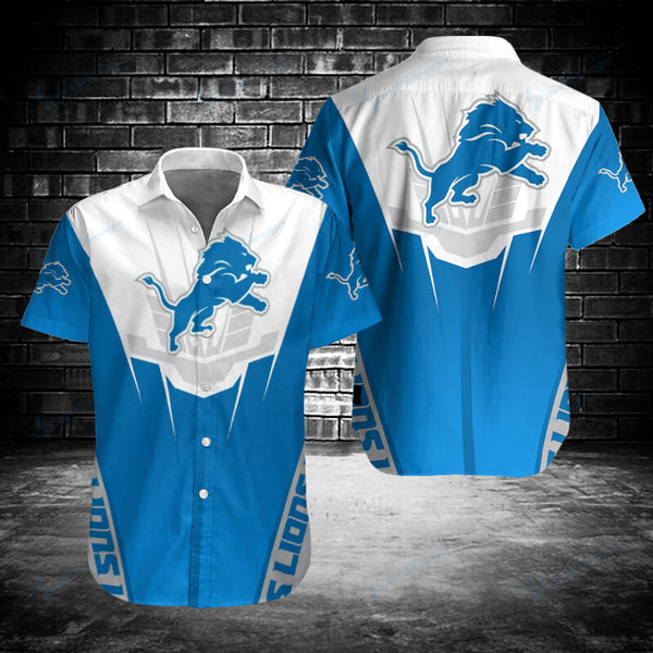 Detroit Lions 2 (24) Personalized Hawaiian Button down shirt
