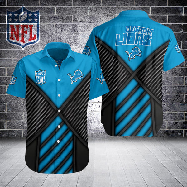 Detroit Lions 2 (15) Personalized Hawaiian Button down shirt