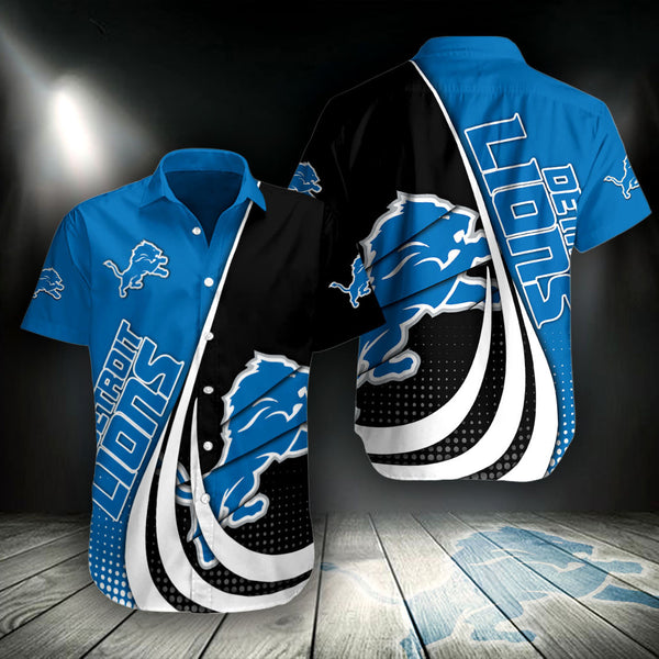 Detroit Lions 2 (30) Personalized Hawaiian Button down shirt