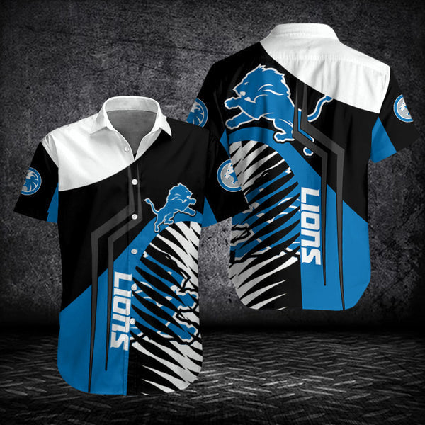 Detroit Lions 2 (31) Personalized Hawaiian Button down shirt