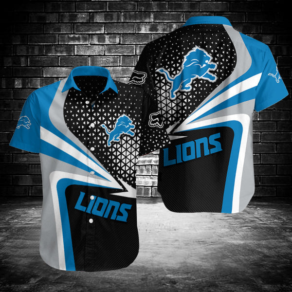 Detroit Lions 2 (29) Personalized Hawaiian Button down shirt