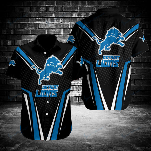 Detroit Lions 2 (28) Personalized Hawaiian Button down shirt
