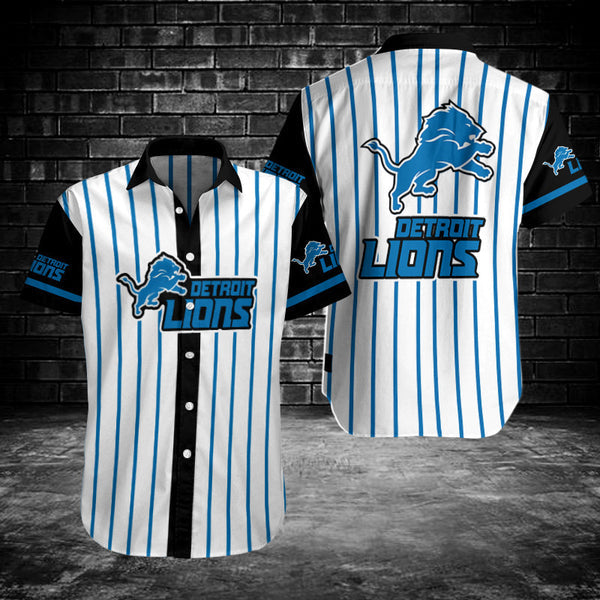Detroit Lions 2 (43) Personalized Hawaiian Button down shirt