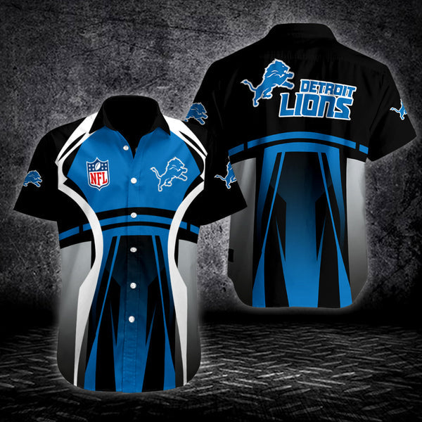 Detroit Lions 2 (44) Personalized Hawaiian Button down shirt