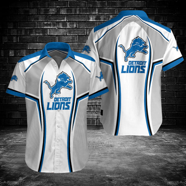 Detroit Lions 2 (42) Personalized Hawaiian Button down shirt