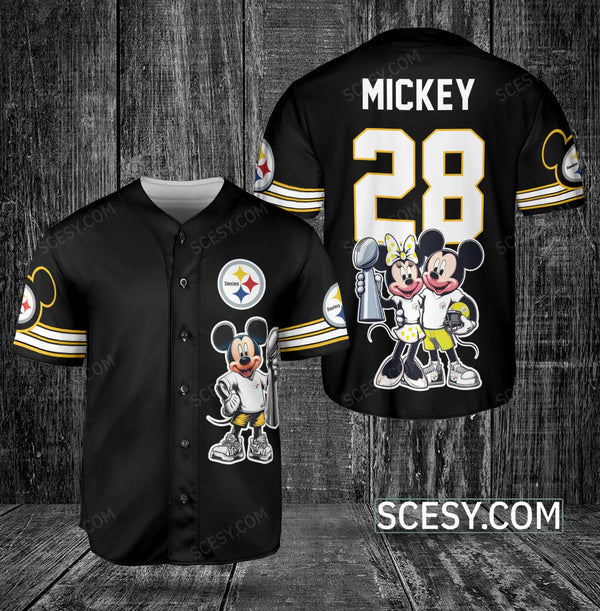 Pittsburgh Steelers Personalized Baseball Jersey 031