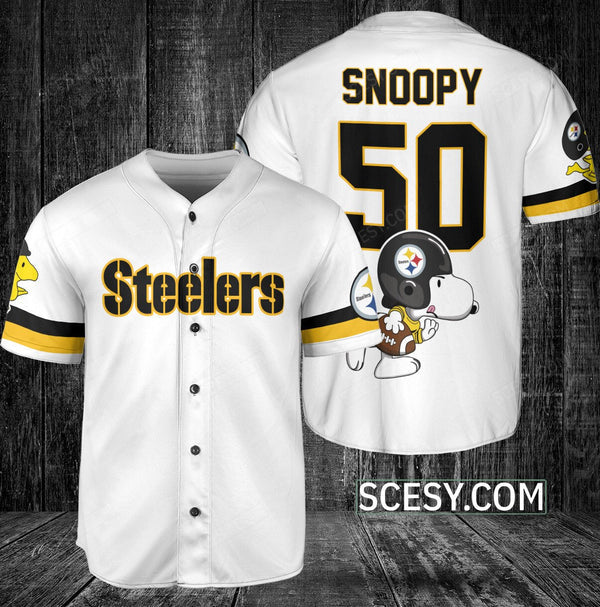Pittsburgh Steelers Personalized Baseball Jersey 046