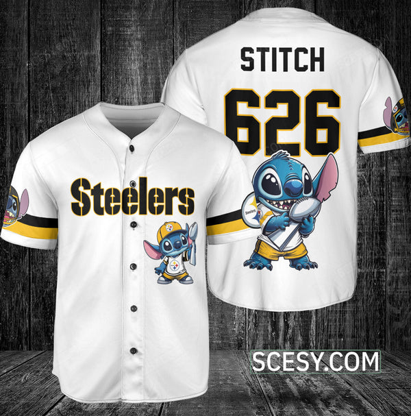 Pittsburgh Steelers Personalized Baseball Jersey 043