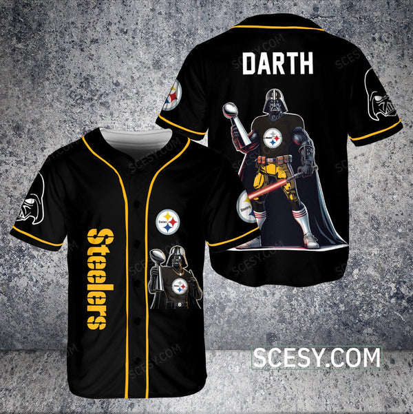 Pittsburgh Steelers Personalized Baseball Jersey 041