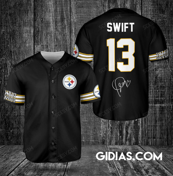 Pittsburgh Steelers Personalized Baseball Jersey 039