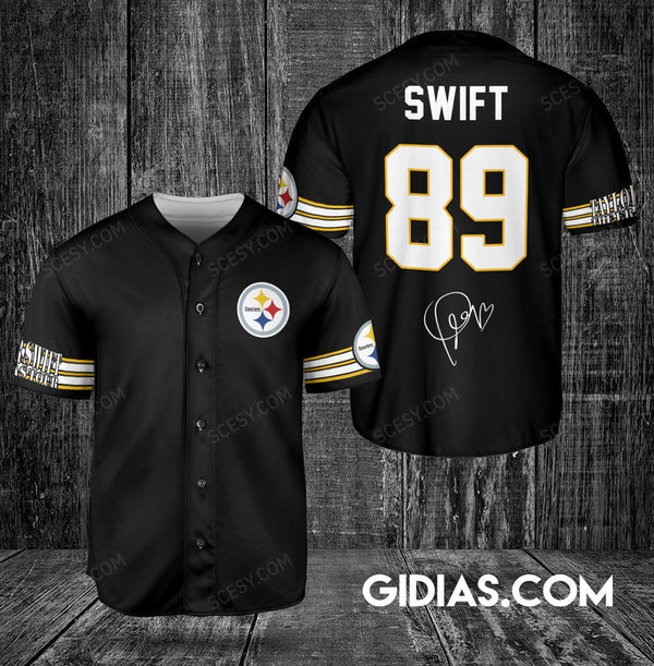 Pittsburgh Steelers Personalized Baseball Jersey 059