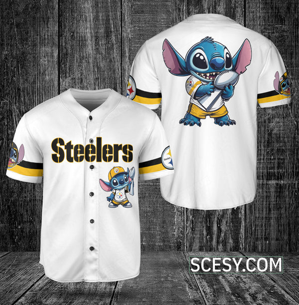 Pittsburgh Steelers Personalized Baseball Jersey 055