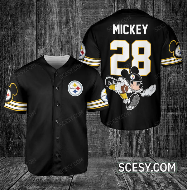 Pittsburgh Steelers Personalized Baseball Jersey 052