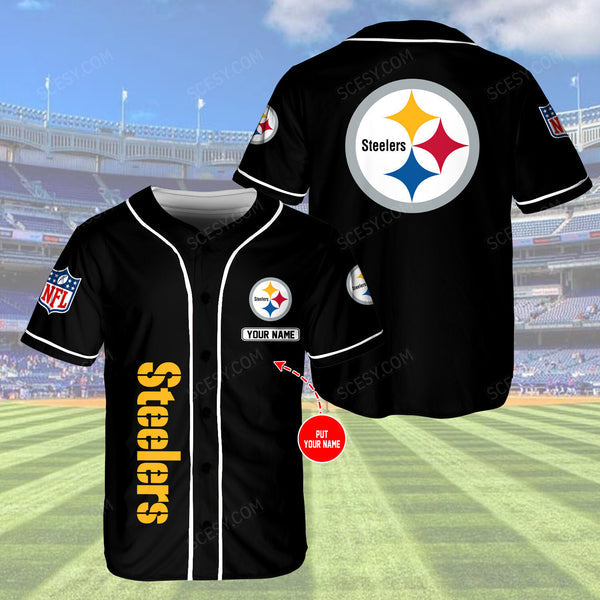 Pittsburgh Steelers Personalized Baseball Jersey 051