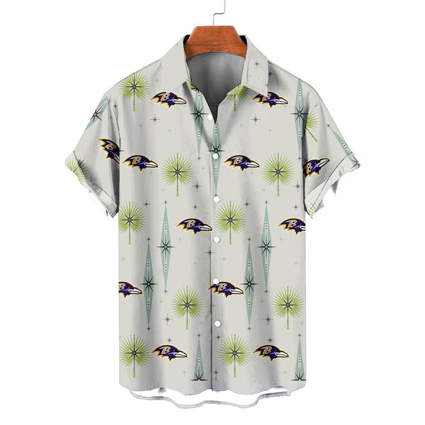 Baltimore Ravens 2 (42) Personalized Hawaiian Button down shirt