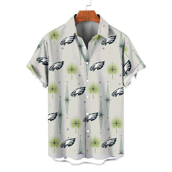 Philadelphia Eagles 2 (24) Personalized Hawaiian Button down shirt