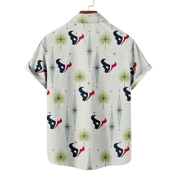 Houston Texans 2 (7) Personalized Hawaiian Button down shirt