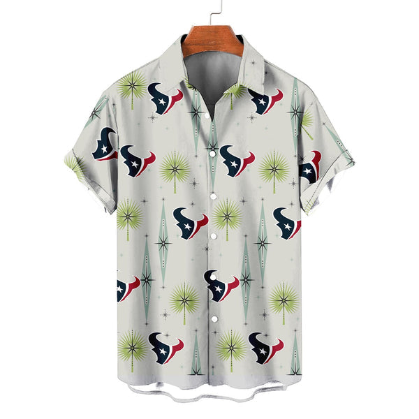 Houston Texans 2 (7) Personalized Hawaiian Button down shirt