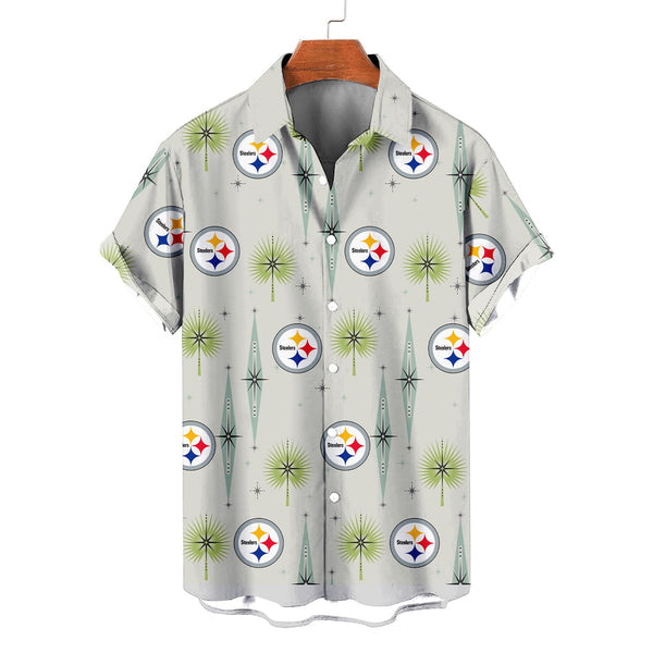 Pittsburgh Steelers 2 (13) Personalized Hawaiian Button down shirt