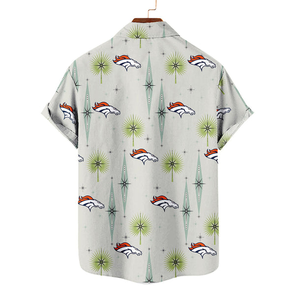 Denver Broncos 2 (48) Personalized Hawaiian Button down shirt