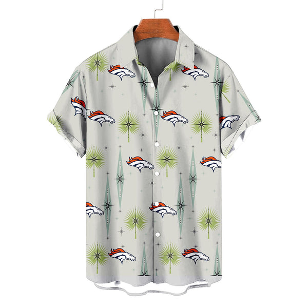 Denver Broncos 2 (48) Personalized Hawaiian Button down shirt