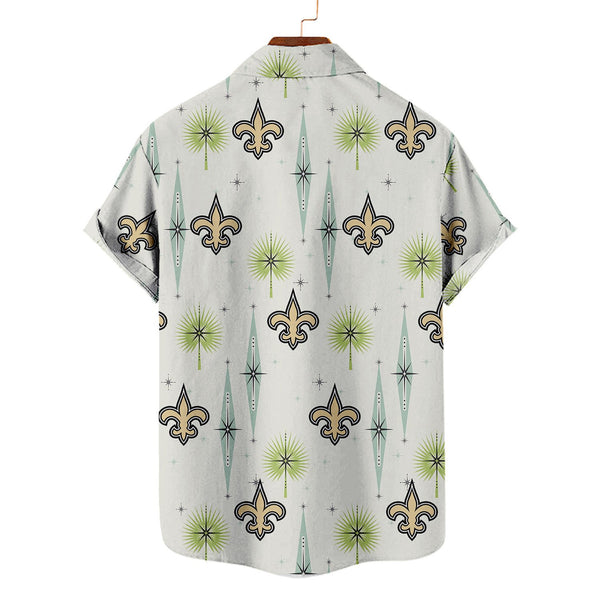 New Orleans Saints 2 (11) Personalized Hawaiian Button down shirt