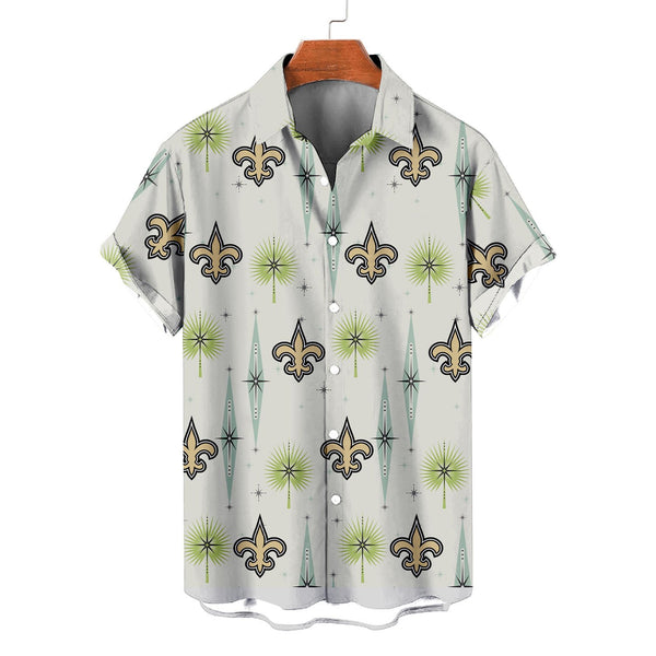 New Orleans Saints 2 (11) Personalized Hawaiian Button down shirt