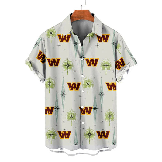 Washington Commanders 2 (13) Personalized Hawaiian Button down shirt