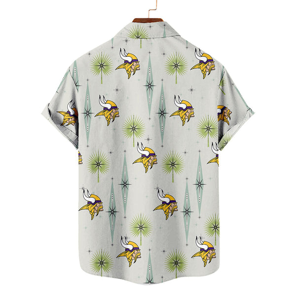 Minnesota Vikings 2 (11) Personalized Hawaiian Button down shirt
