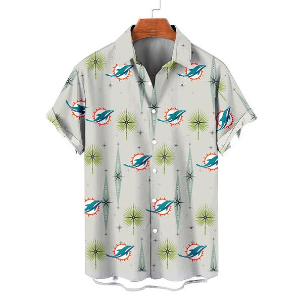 Miami Dolphins 2 (14) Personalized Hawaiian Button down shirt