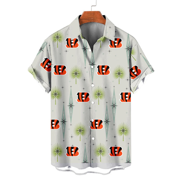 Cincinnati Bengals 2 (106) Personalized Hawaiian Button down shirt