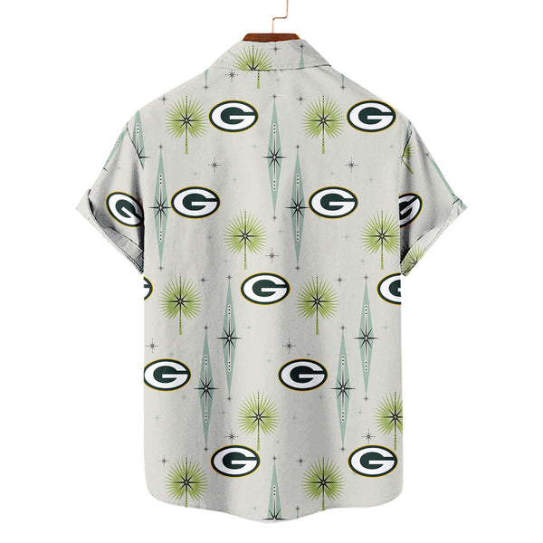 Green Bay Packers 2 (11) Personalized Hawaiian Button down shirt