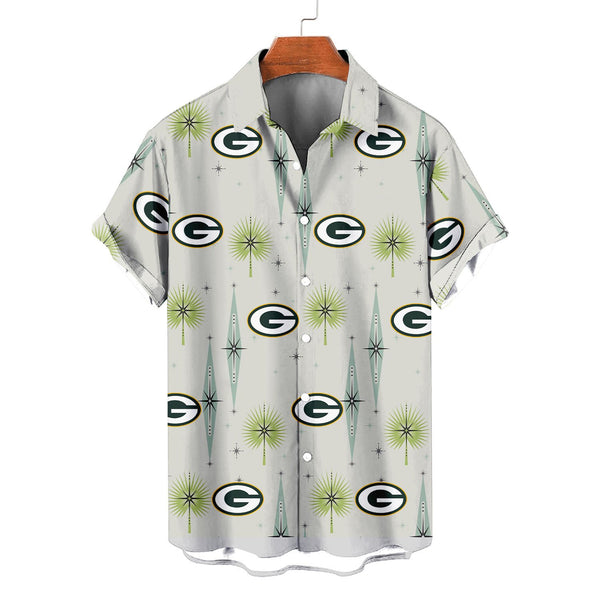 Green Bay Packers 2 (11) Personalized Hawaiian Button down shirt