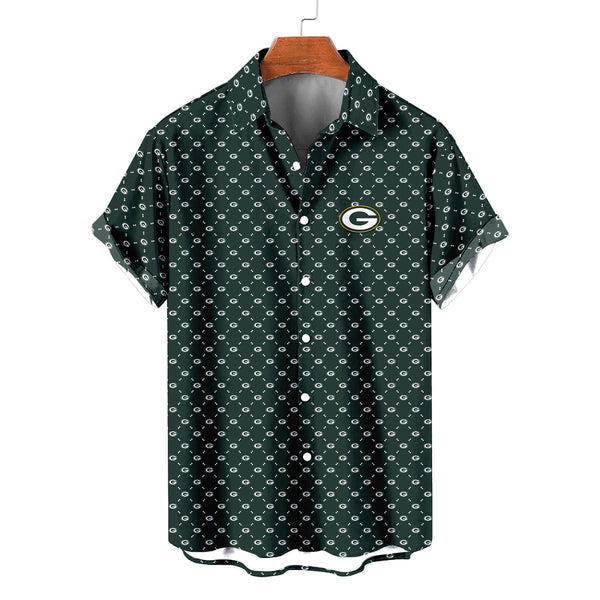 Green Bay Packers 2 (9) Personalized Hawaiian Button down shirt