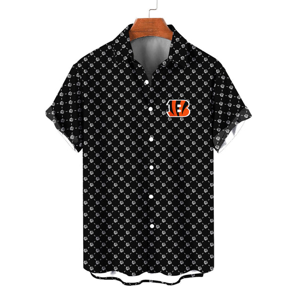 Cincinnati Bengals 2 (107) Personalized Hawaiian Button down shirt